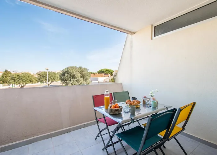 L'hacienda Grau Du Roi Cosy 4 Pers Avec Piscine Dans Calme Belle Terrasse Coin Nuit Separe A 200 M De La 아파트 르그로뒤후아